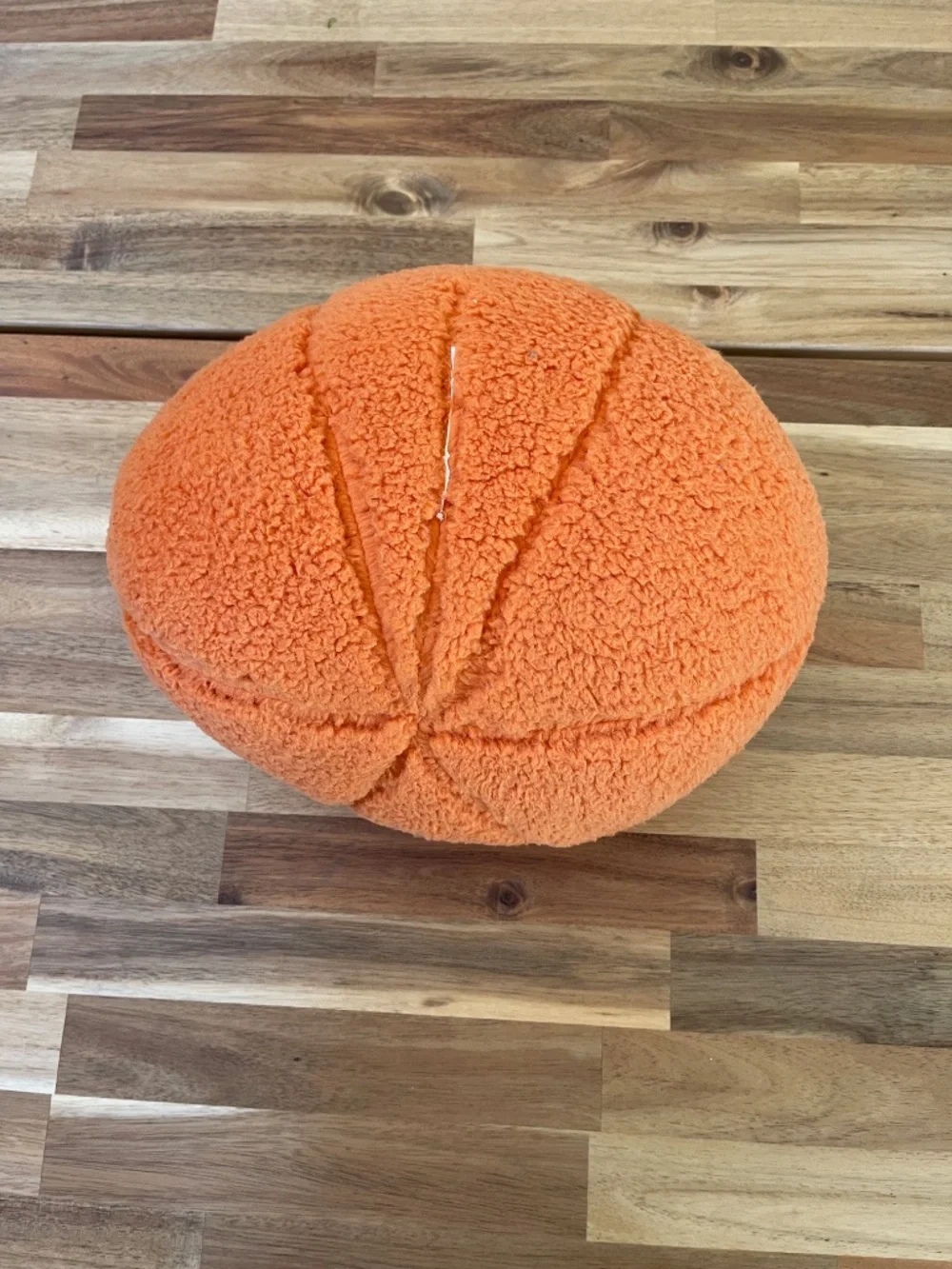 Sherpa Plush Pumpkin/Jack-o'-Lantern throw pillow